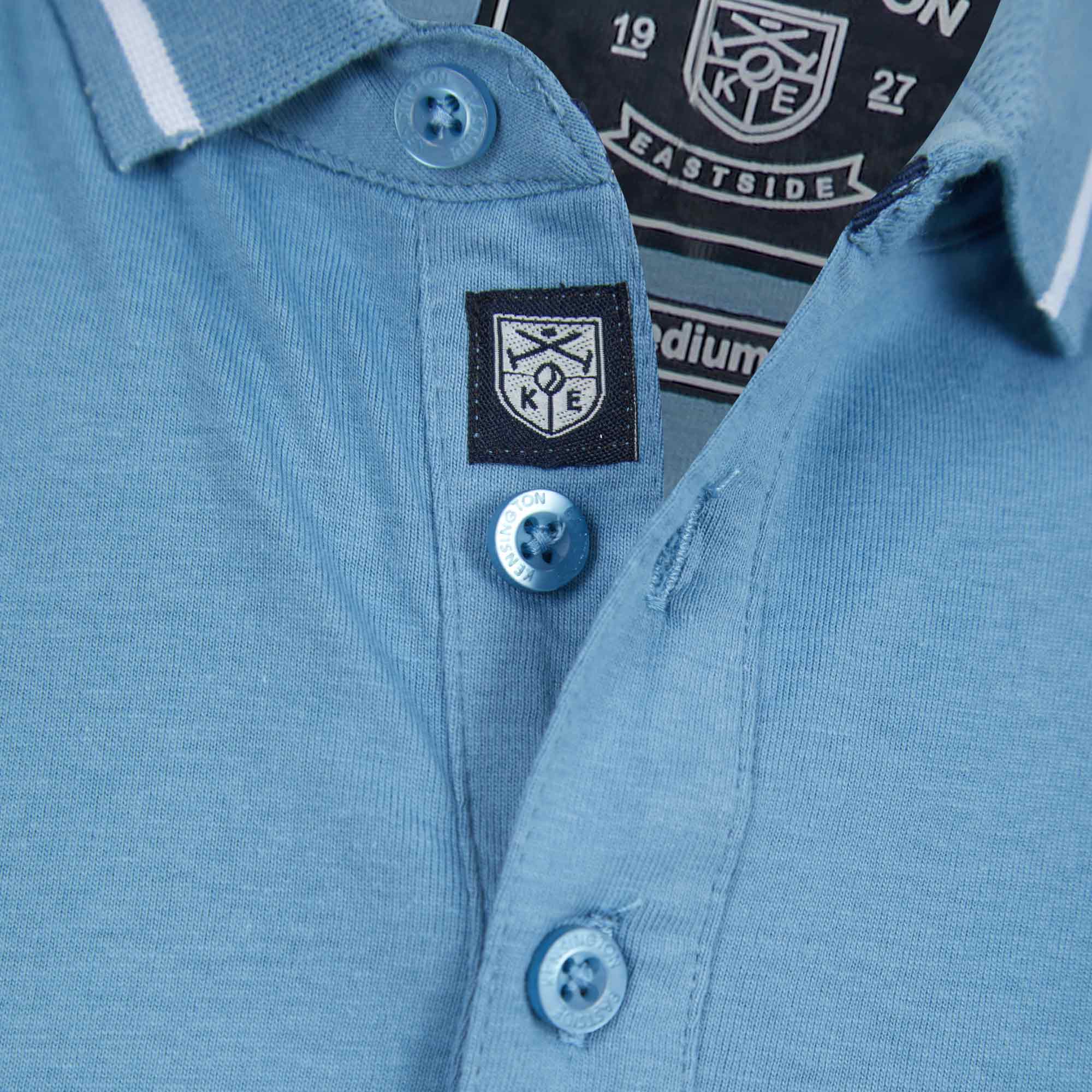 Kensington Eastside Tarlton Polo Shirt - Blue - Image 3