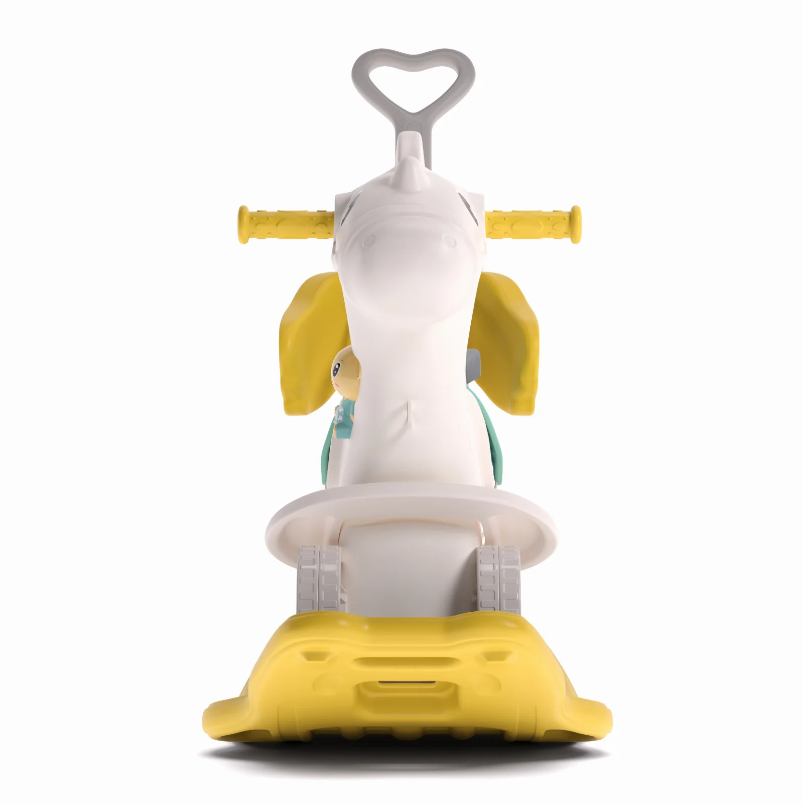 Kidkid 2-in-1 Kids Plastic Rocking Horse - Image 6