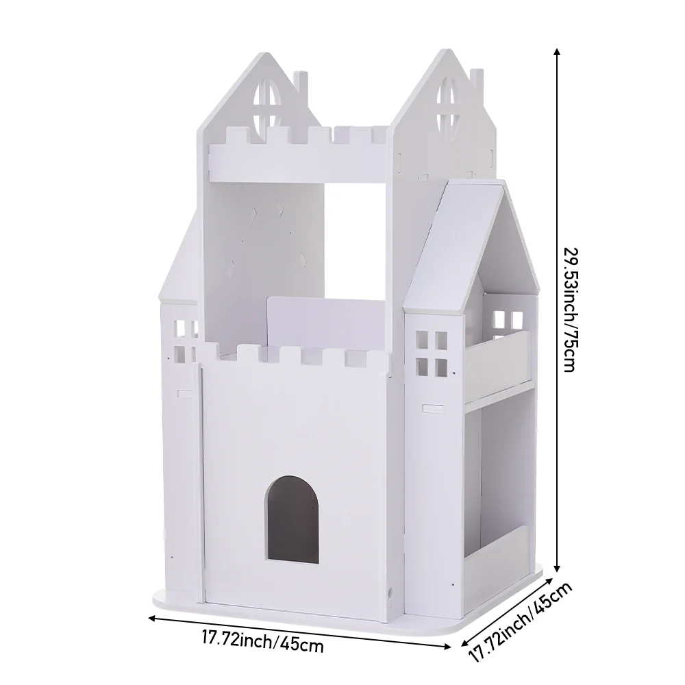 Kidkid 3-Tier Castle Kids Rotating Bookshelf - Image 8