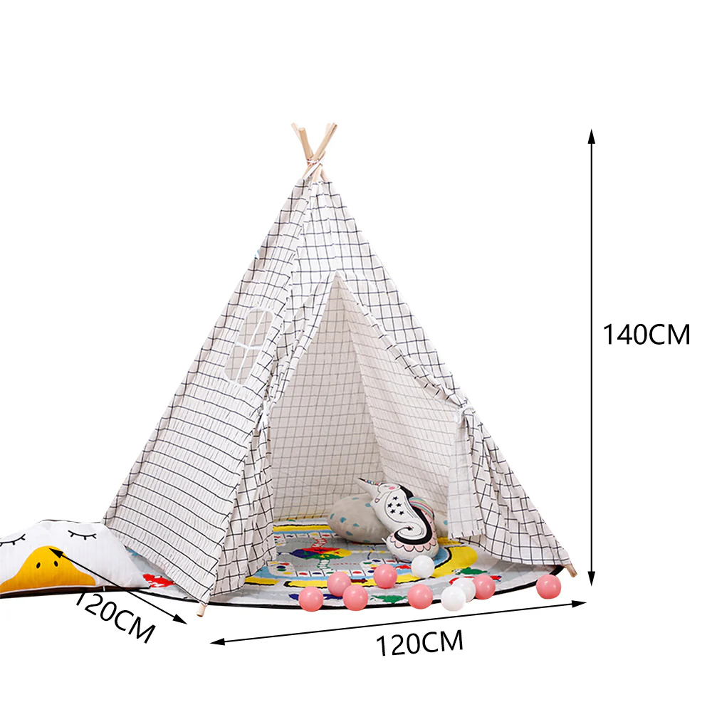 Kidkid Children Teepee Tent Kids Indoor Play House - Image 3