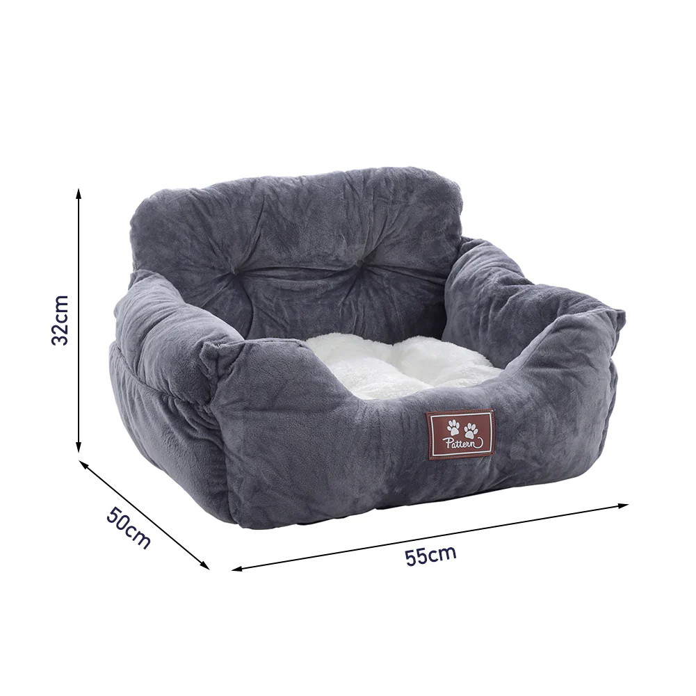 KidKid Cozy Dog Car Seat With Storage Pocket - Image 9