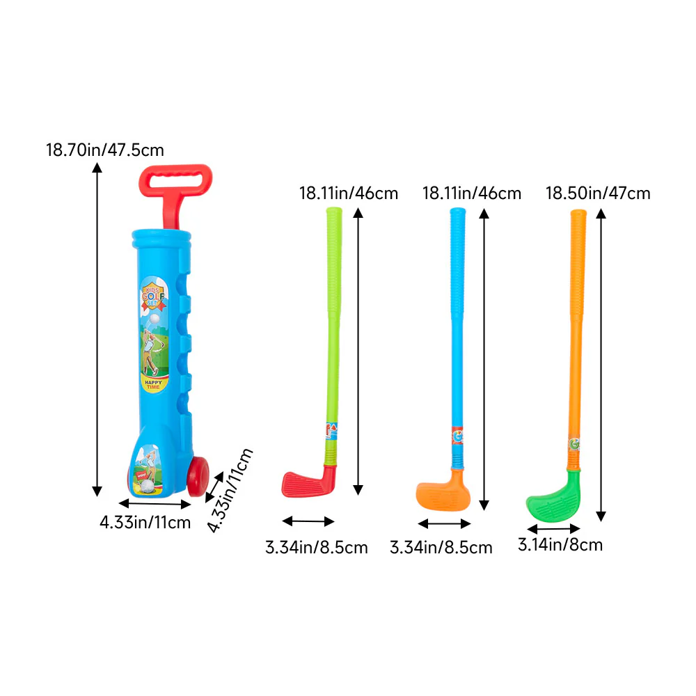 KidKid Golf Club Toy Set With Golf Cart For Kid - Image 9