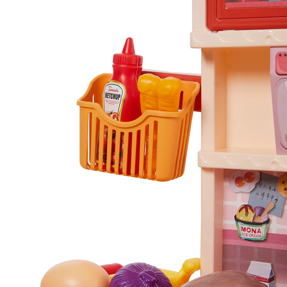 Kidkid Kids Pretend Kitchen Playset 43 Piece Set - Image 4