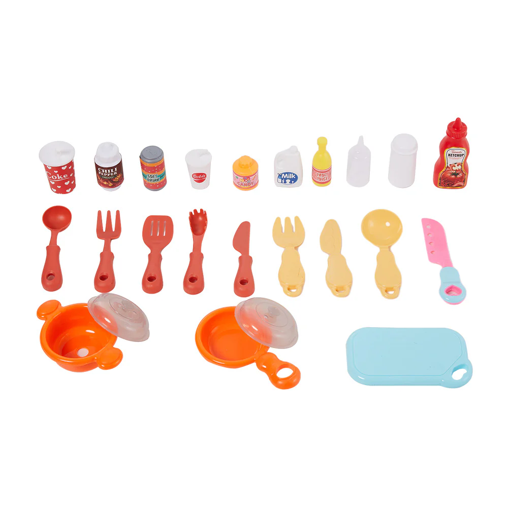 Kidkid Kids Pretend Kitchen Playset 43 Piece Set - Image 5