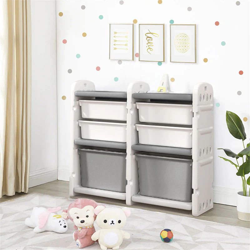 Kidkid Kids Storage Cabinet For Toys Clothes Books, Plastic Organizer