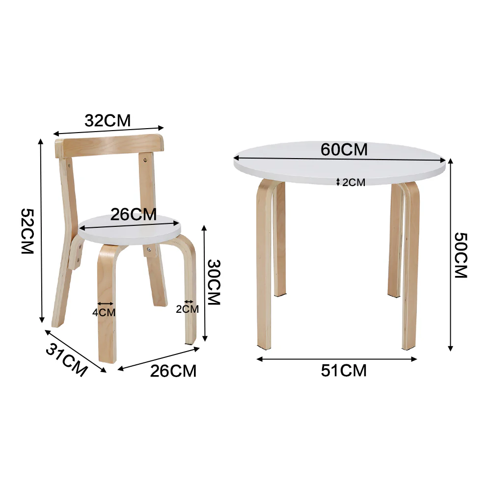 Kidkid Poplar Toddler Play Table And Chair Set - Image 9