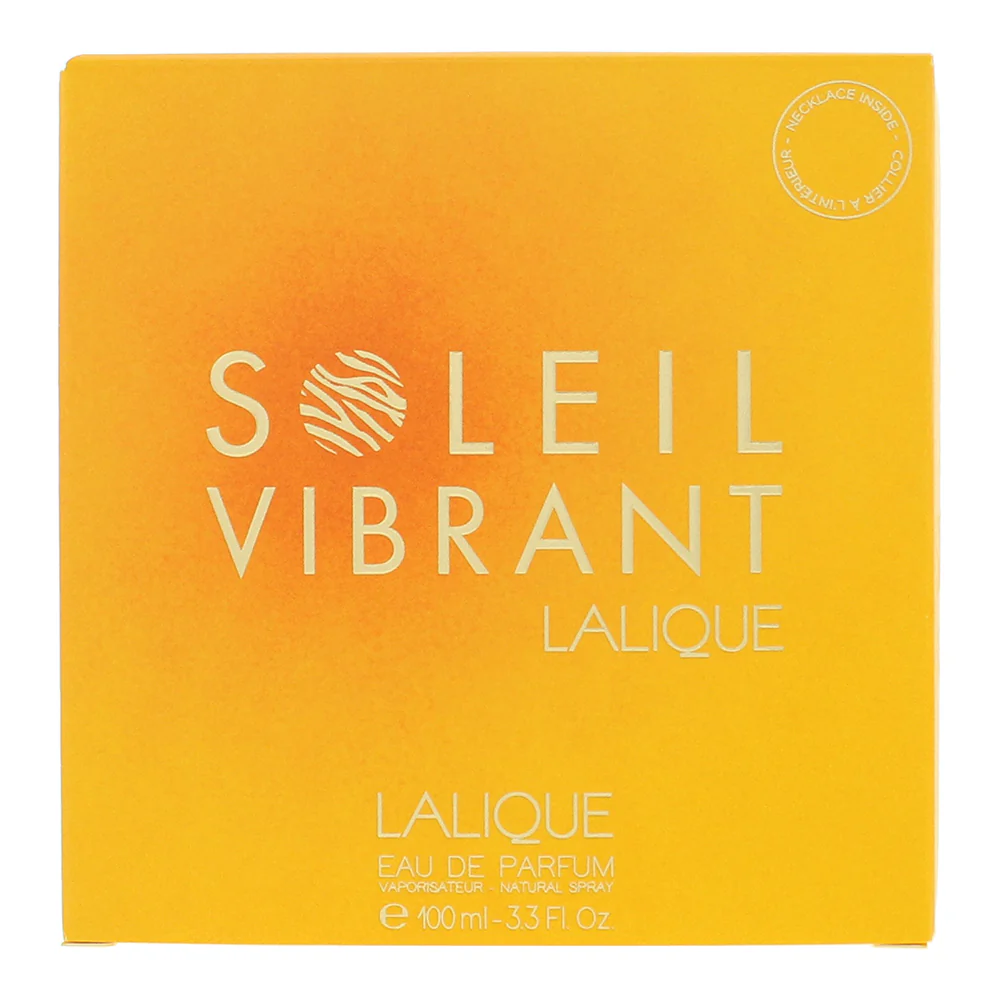 Lalique Soleil Vibrant Eau de Parfum 100ml - Image 3