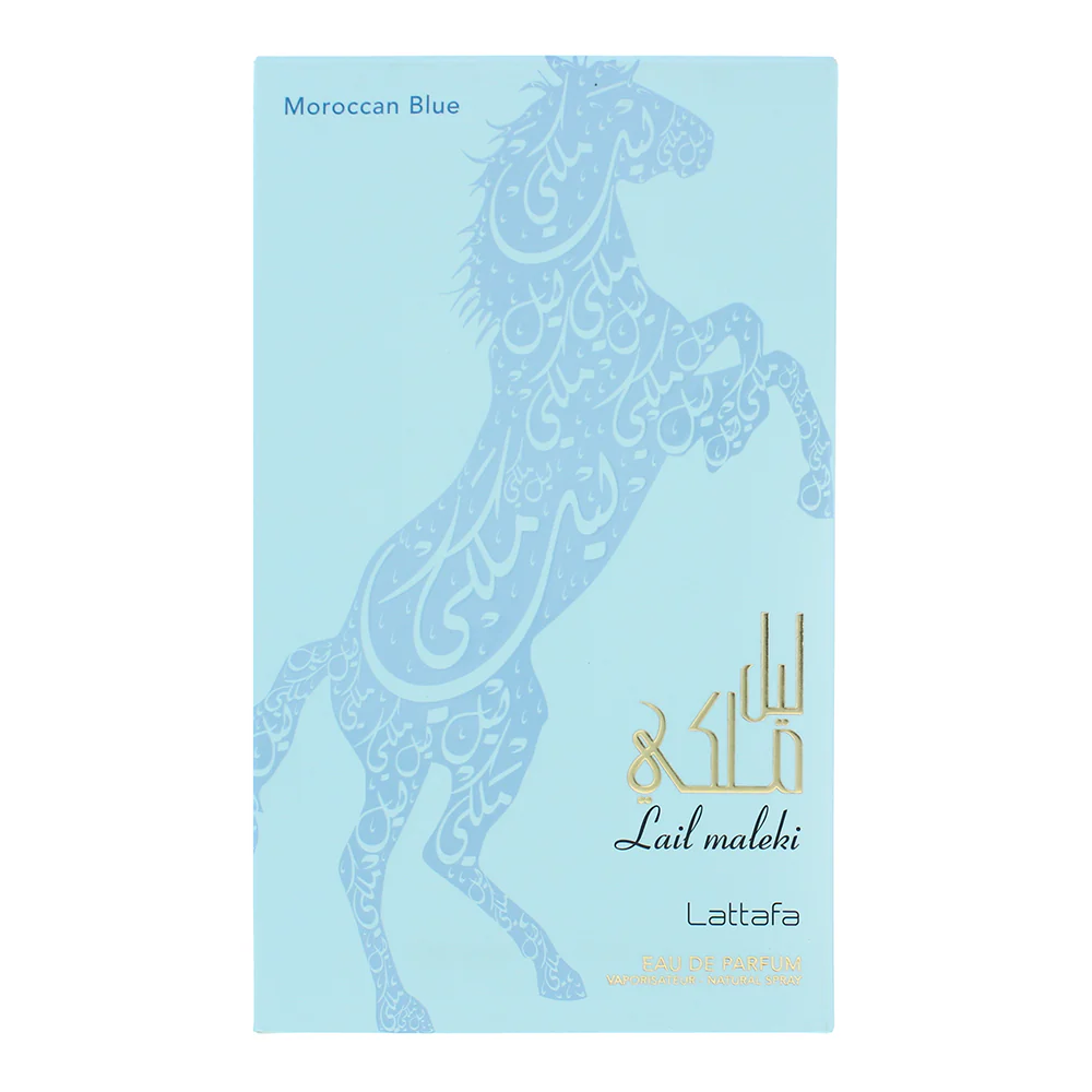 Lattafa Lail Maleki Morrocan Blue Eau De Parfum 100ml - Image 3