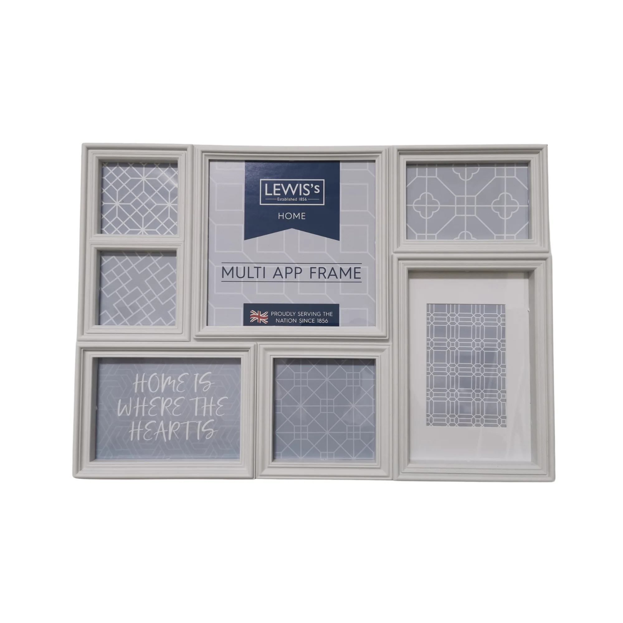 Lewis's Multi Aperture Photo Frame with 7 Photos - Image 2