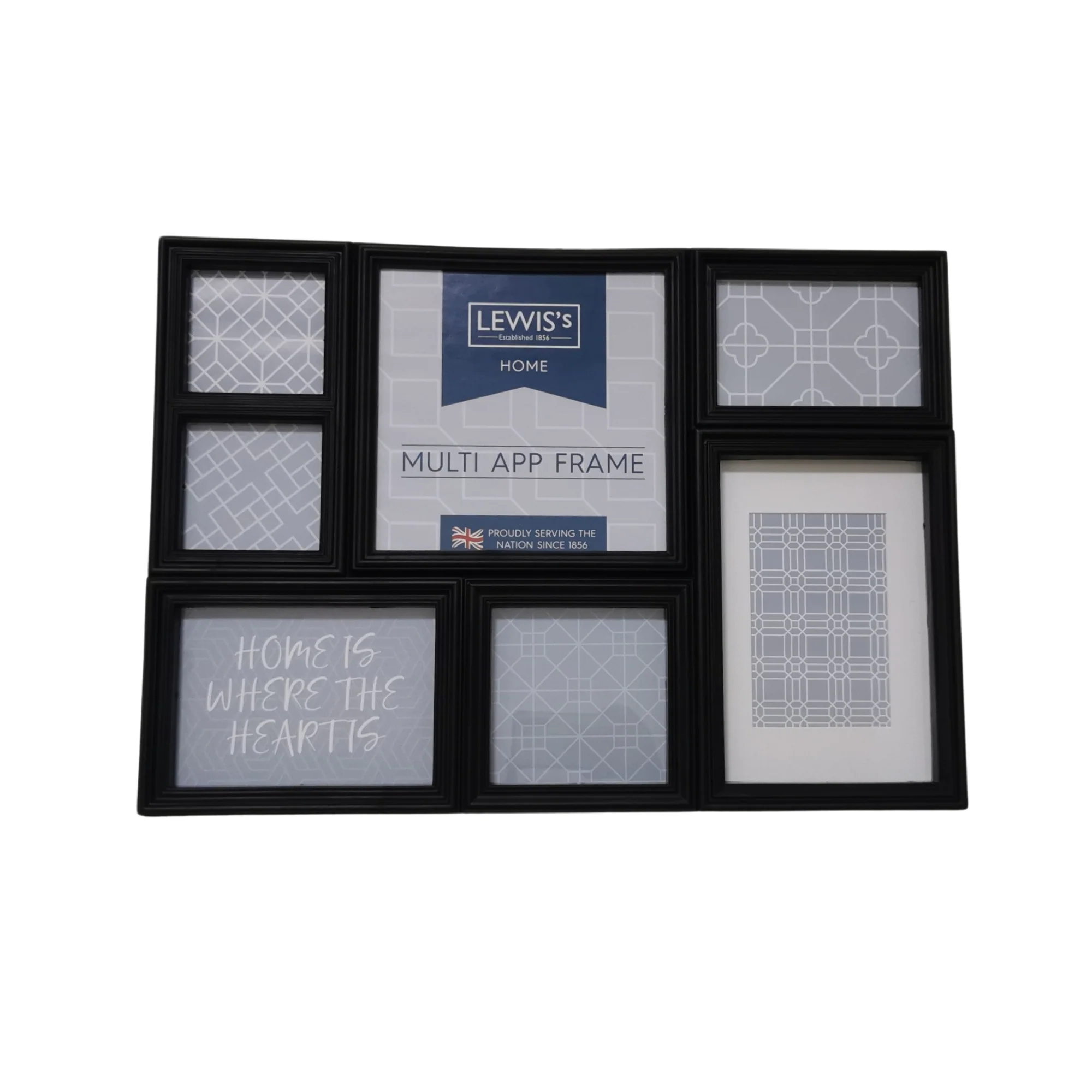 Lewis's Multi Aperture Photo Frame with 7 Photos - Image 3