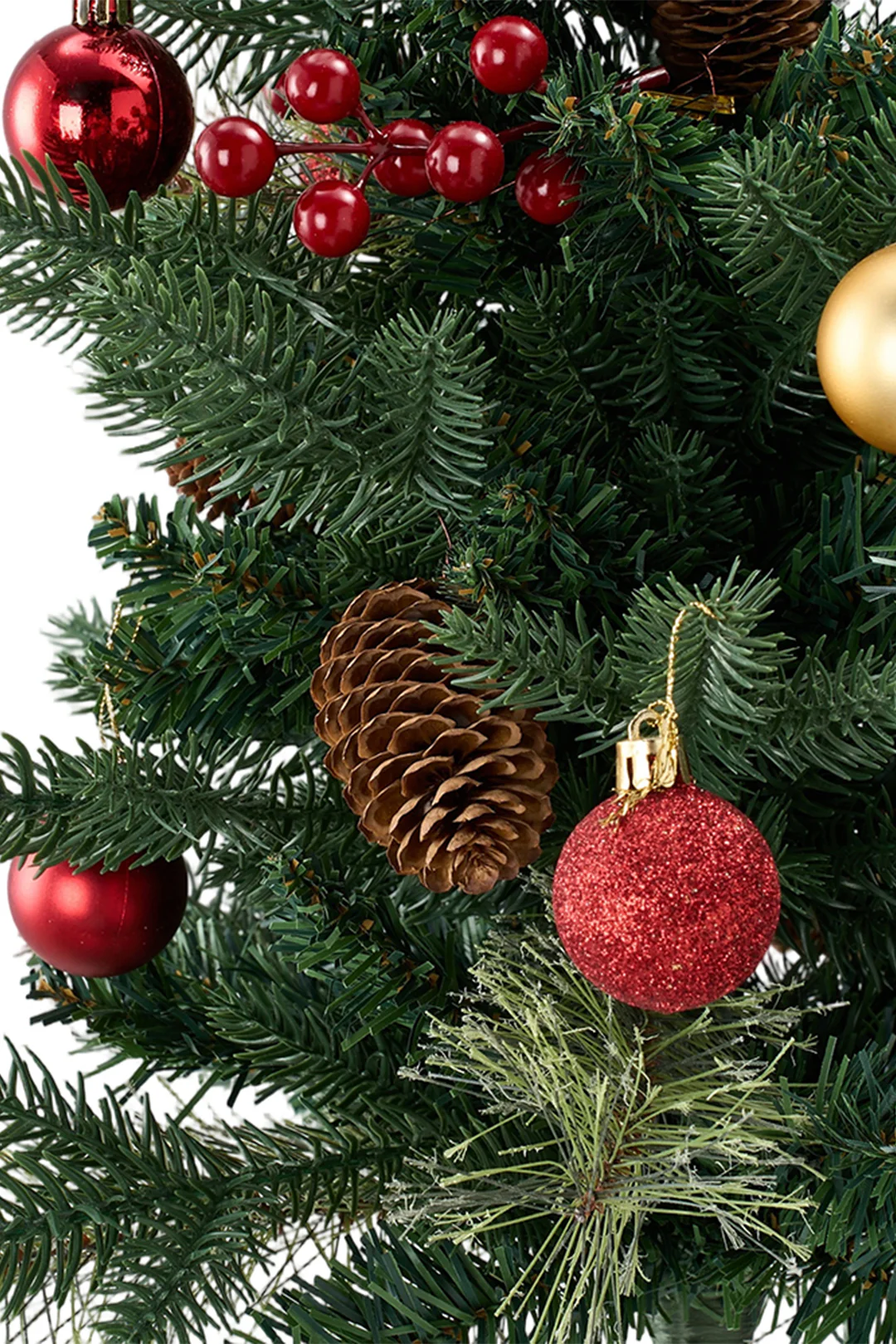Lifeideas 2-Pack Artificial Christmas Trees with Decorations and LED Lights - Image 3