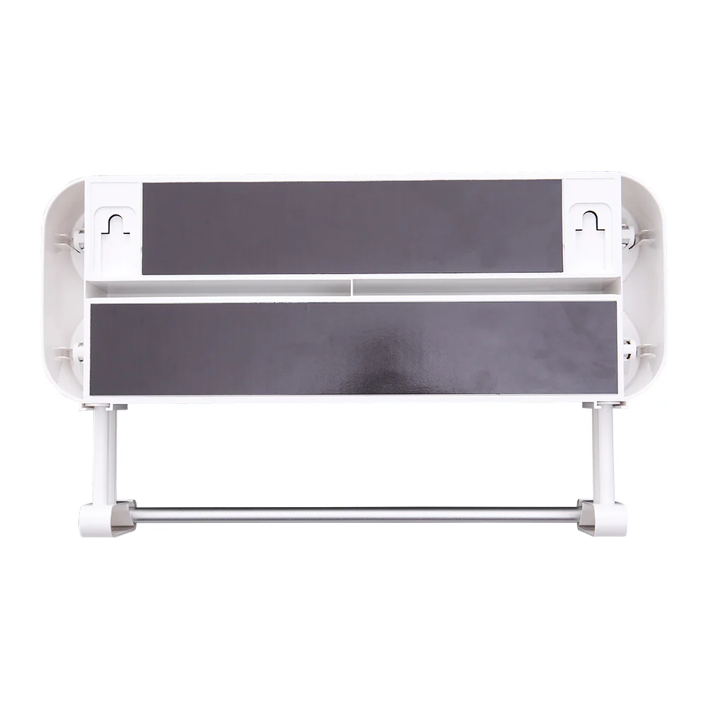 Lifeideas 2PCS Magnetic Fridge Storage Shelf with Hooks - Image 6