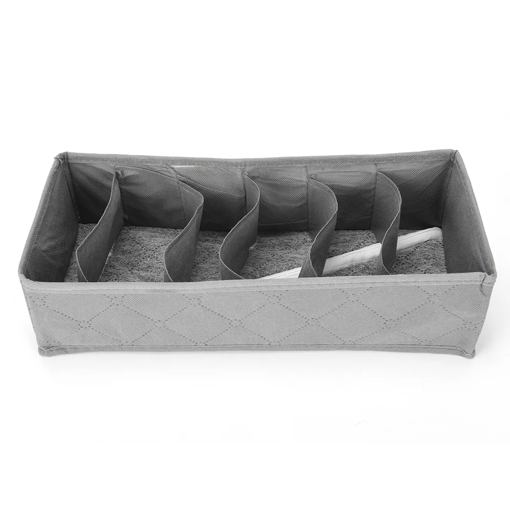 Lifeideas 3 Packs Underwear Drawer Organizer Storage Box Bra Tidy Socks Ties Draw Divider - Image 4