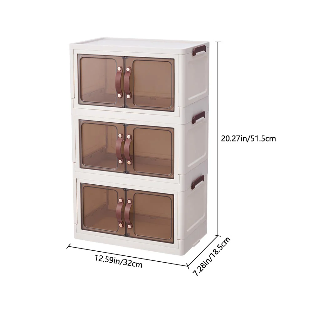 Lifeideas 3-Tier Double-door Desk Organizer Storage Box - Image 9
