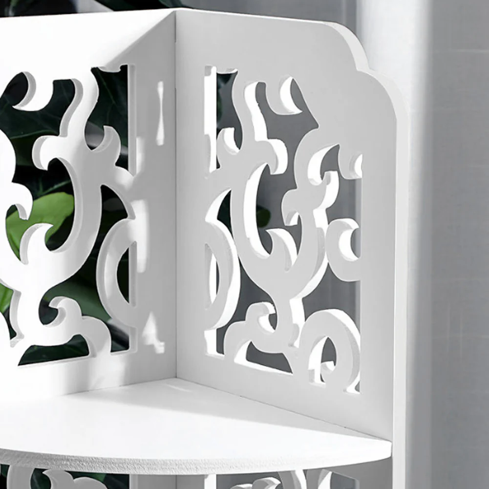 Lifeideas 3 Tiers Corner Storage Rack Cabinet Shelf Storage - Image 4