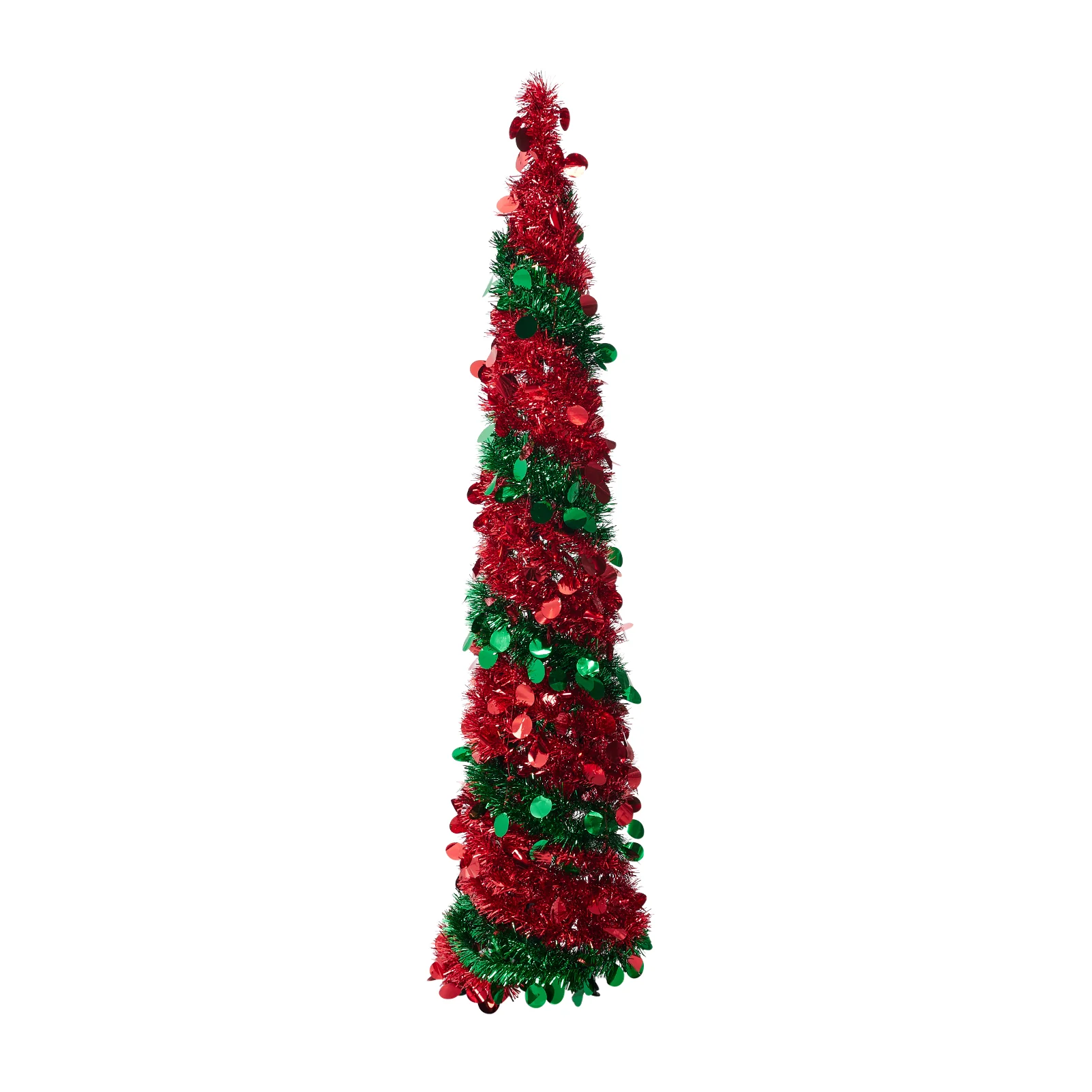 Lifeideas 5ft Pop-Up Decorative Tinsel Tree