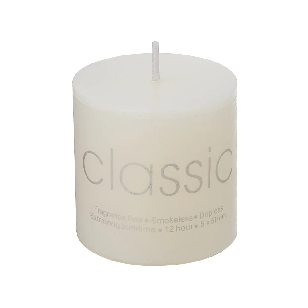 Lifeideas 6Pcs Unscented Pillar Candles Set - Image 2