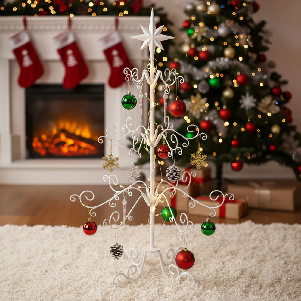 Lifeideas Christmas & Holiday Ornament Display Stand with Star Top