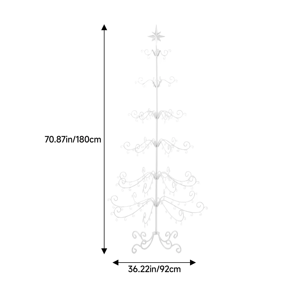Lifeideas Christmas & Holiday Ornament Display Stand with Star Top - Image 8