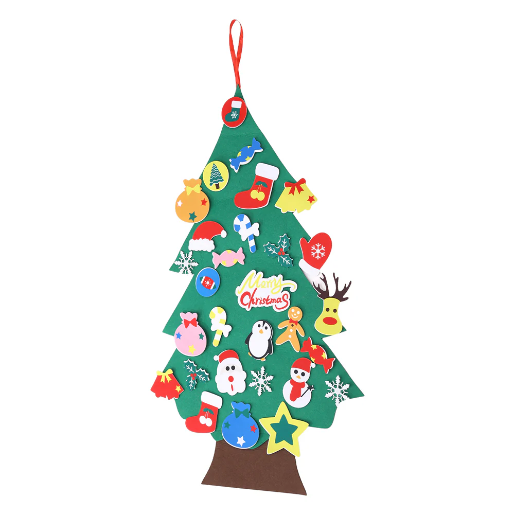 Lifeideas DIY Felt Christmas Tree with Removable Ornaments for Kids - Image 6