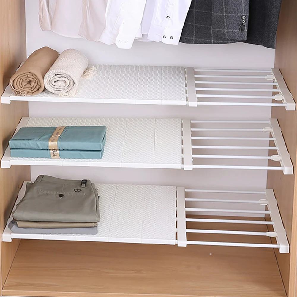 Lifeideas Expandable Closet Tension Shelf Rod And Storage Layer Dividers - Image 7