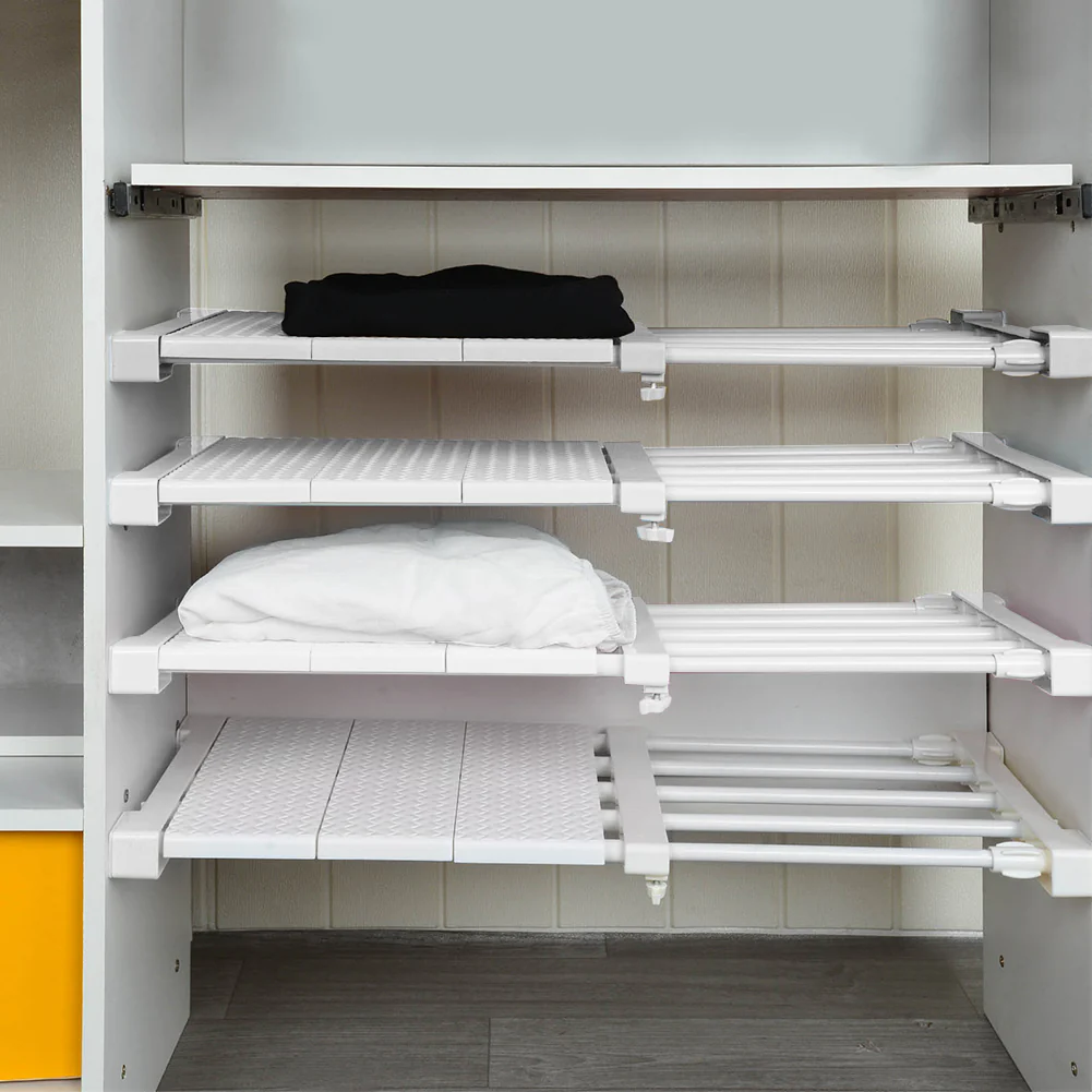 Lifeideas Expandable Closet Tension Shelf Rod And Storage Layer Dividers - Image 8