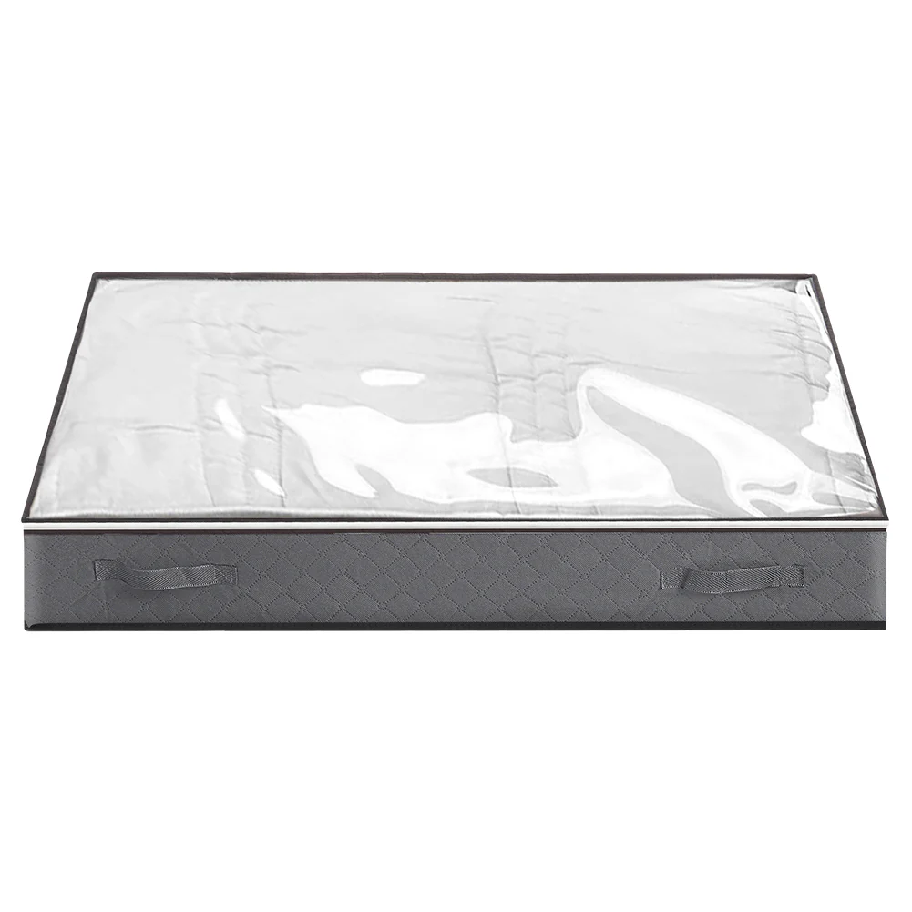 Lifeideas Fabric Clothes Quilt Storage Box with Handles - Image 5
