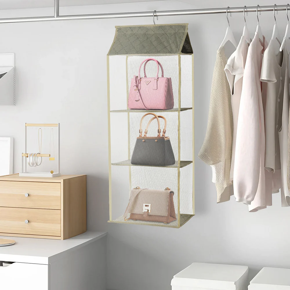 Lifeideas Hanging Handbag Purse Storage Organizer