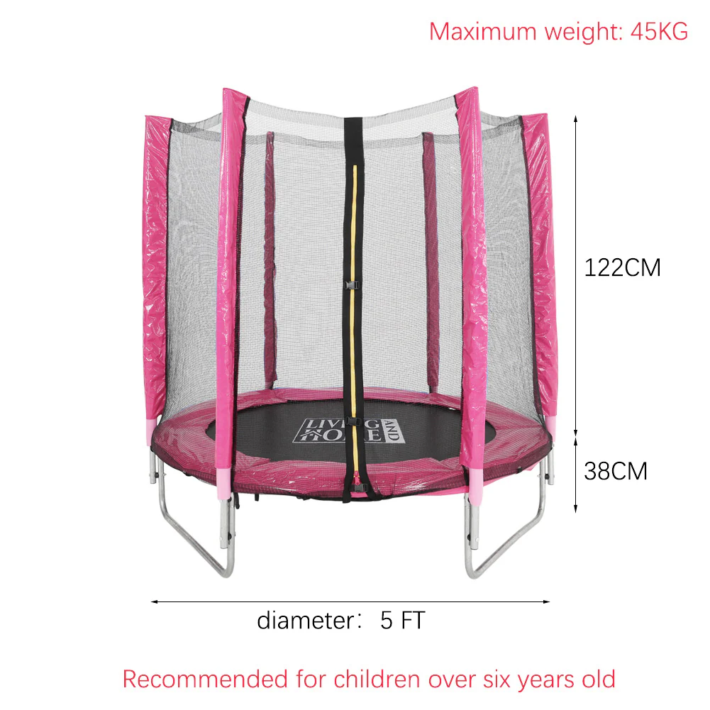 Lifeideas Outdoor Trampoline With Safety Enclosure For Kids Entertainment - Image 8