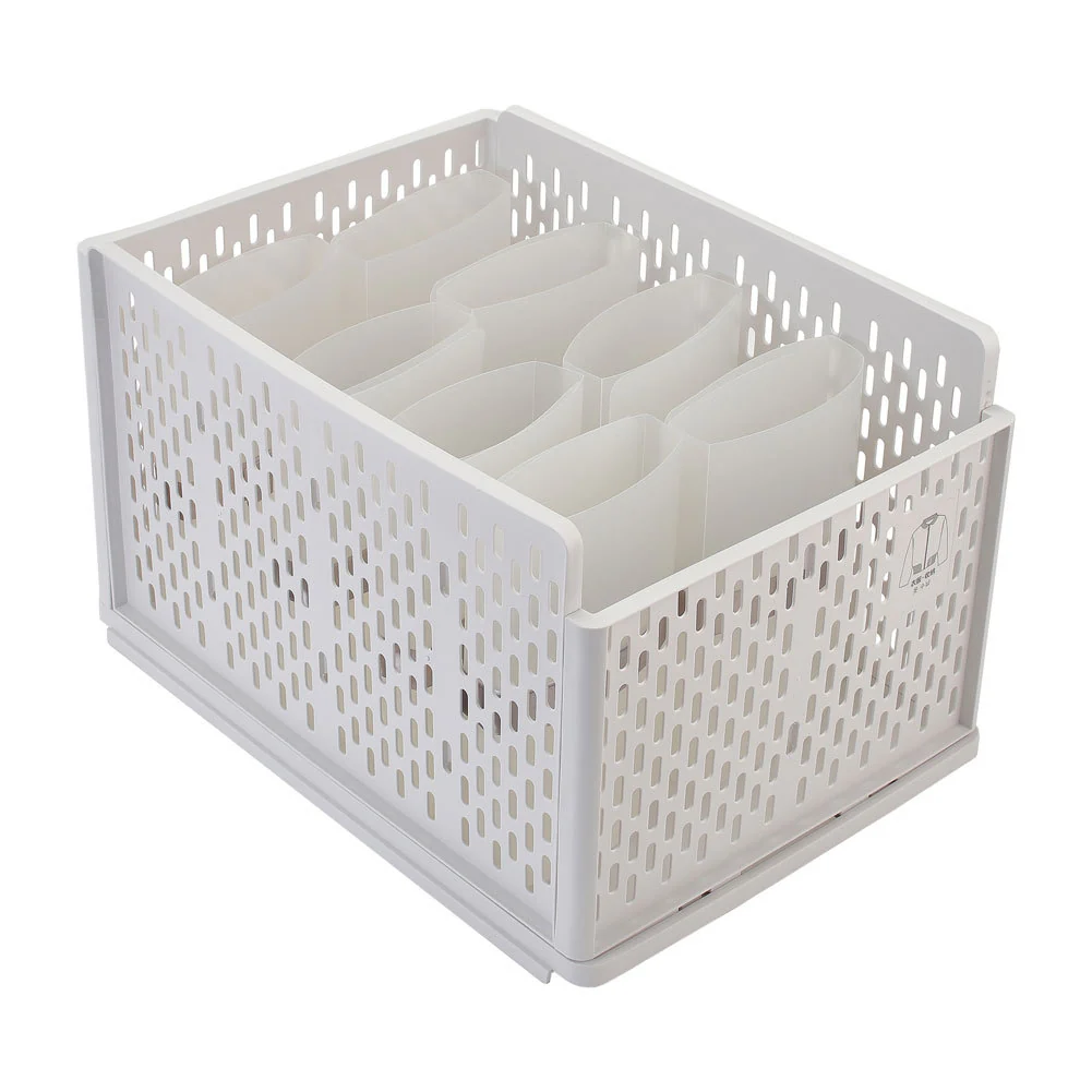 Lifeideas Plastic Stackable Clothes Storage Basket Drawer Organizer - Image 2