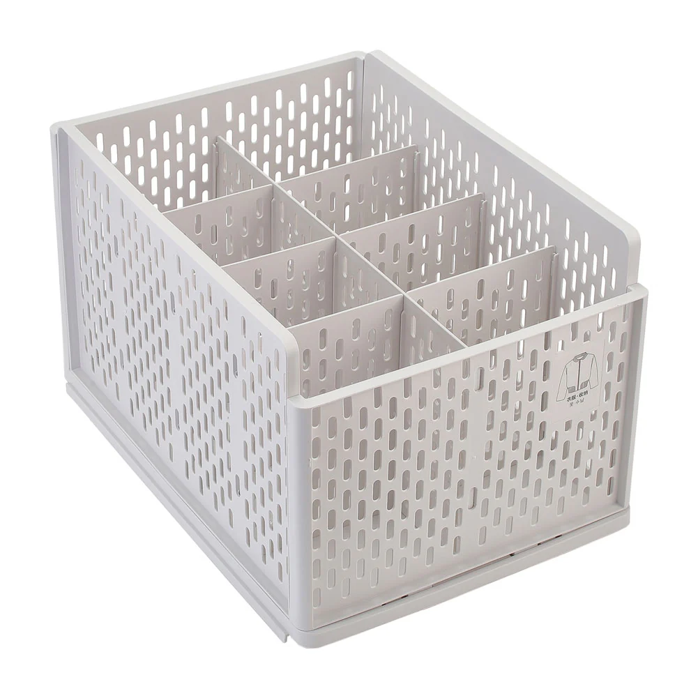 Lifeideas Plastic Stackable Clothes Storage Basket Drawer Organizer - Image 2
