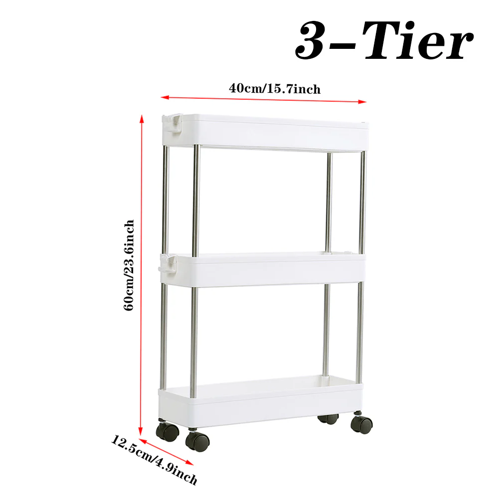 Lifeideas Standing 3-Tier Corner Storage Rack Shelf - Image 8