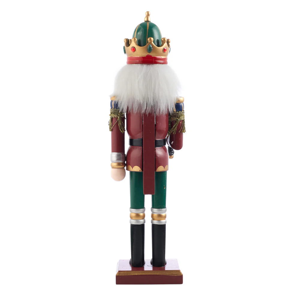 Lifeideas Wooden Nutcracker Soldier Figurine Christmas Ornament - Image 3
