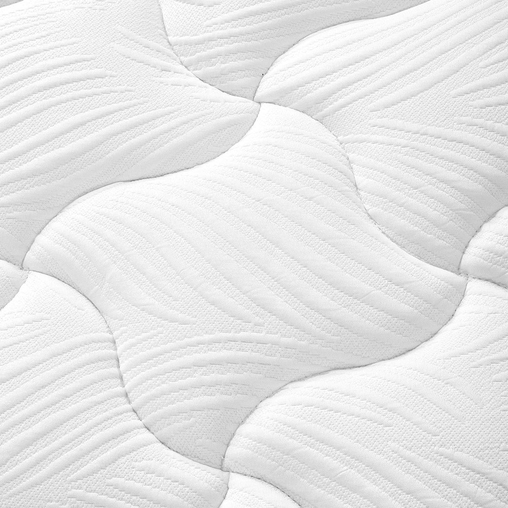 Livingandhome 11Inch Double Mattress Wavy Foam Pocket Spring Hybrid Mattress - Image 5