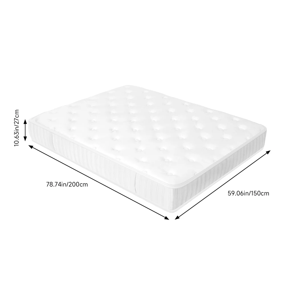 Livingandhome 11Inch King Mattress Memory Foam Pocket Spring Hybrid Mattress - Image 8