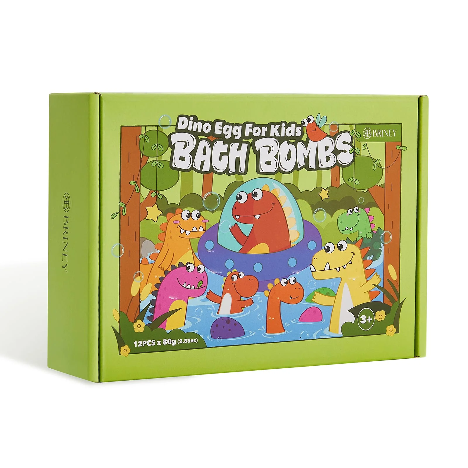Livingandhome 12Pcs Dino Egg Bath Bomb Kit with Dinosaur Toy Bath Bombs for Kids - Image 5