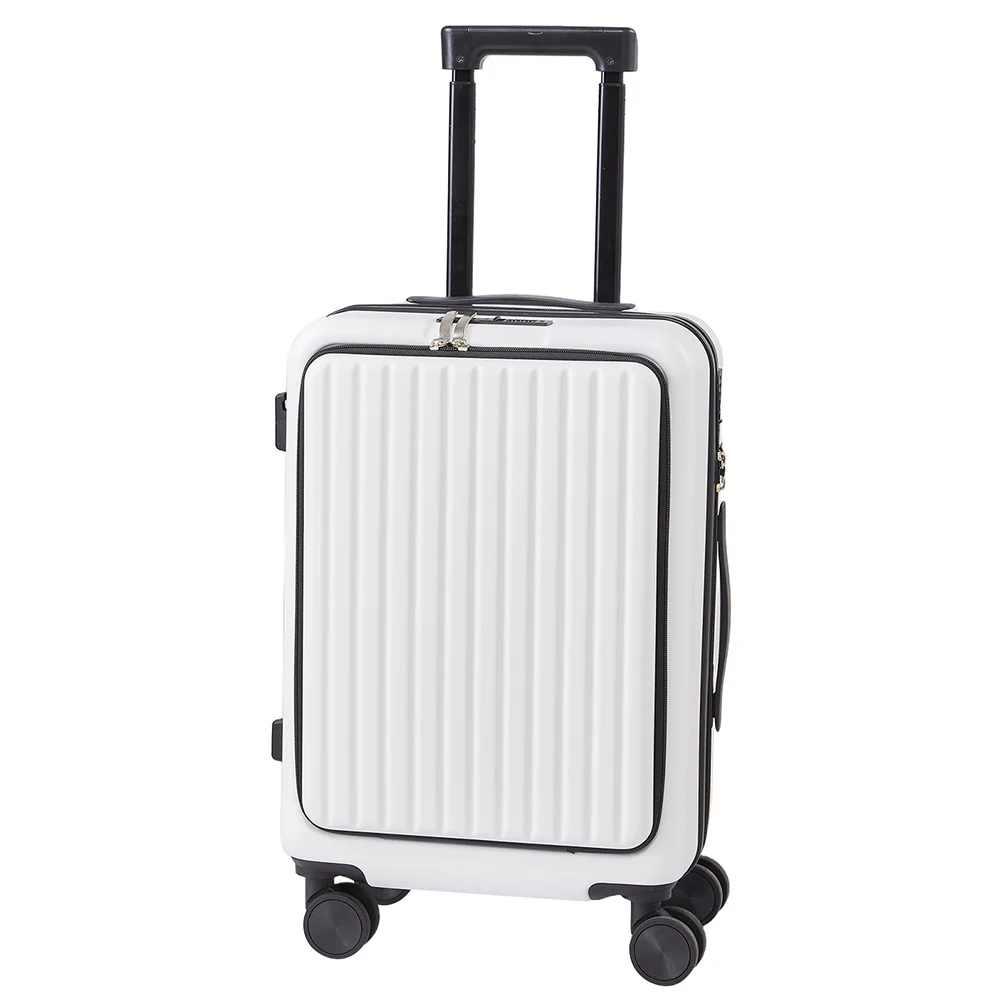 Livingandhome 20" Cabin Front Opening Suitcase With TSA Lock And USB Charging Port