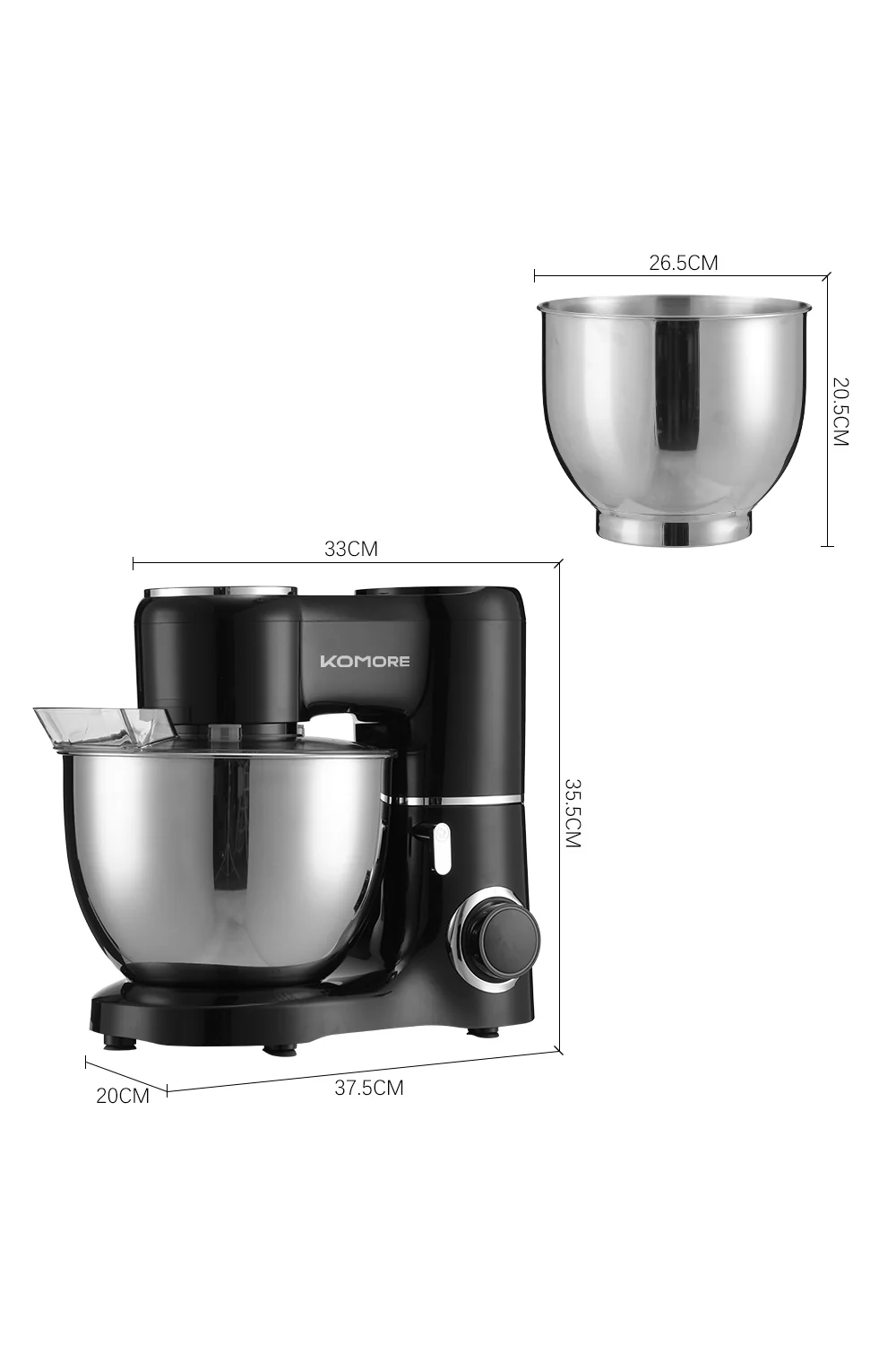 Livingandhome 8-Quart Household Stand Mixer - Image 9