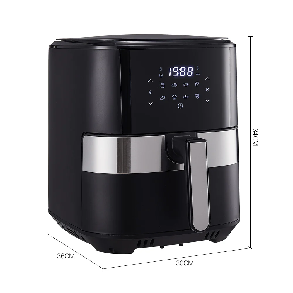 Livingandhome 8L Touch Control Air Fryer with Display - Image 8