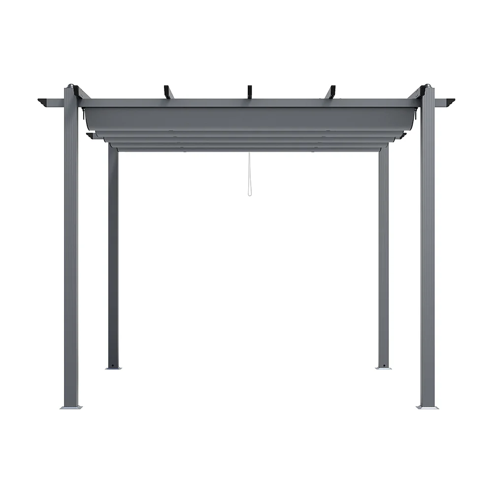 Livingandhome Aluminum Pergola For Patio Deck - Image 4