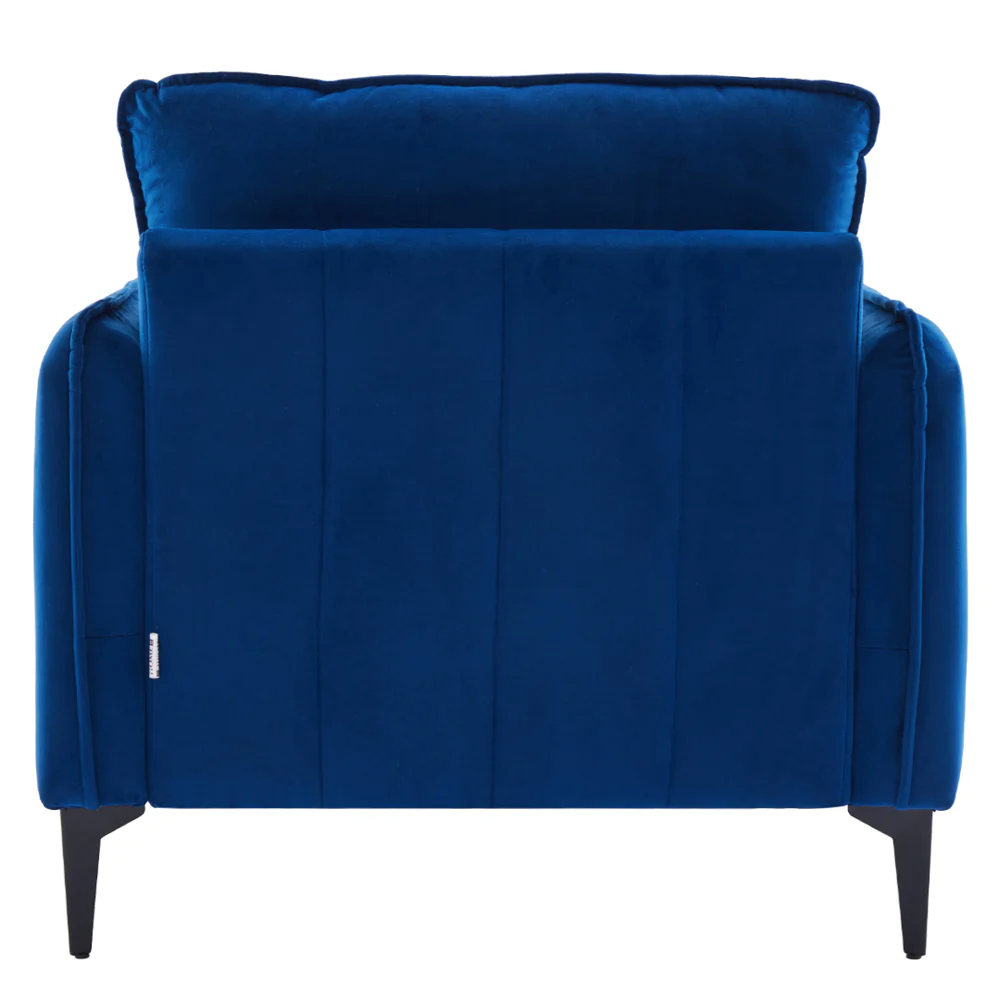 Livingandhome Blue Modern Single Armchair - Image 6