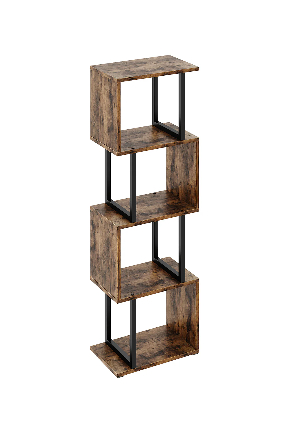 Livingandhome Contemporary S-Shaped LED Storage Shelf - Image 3