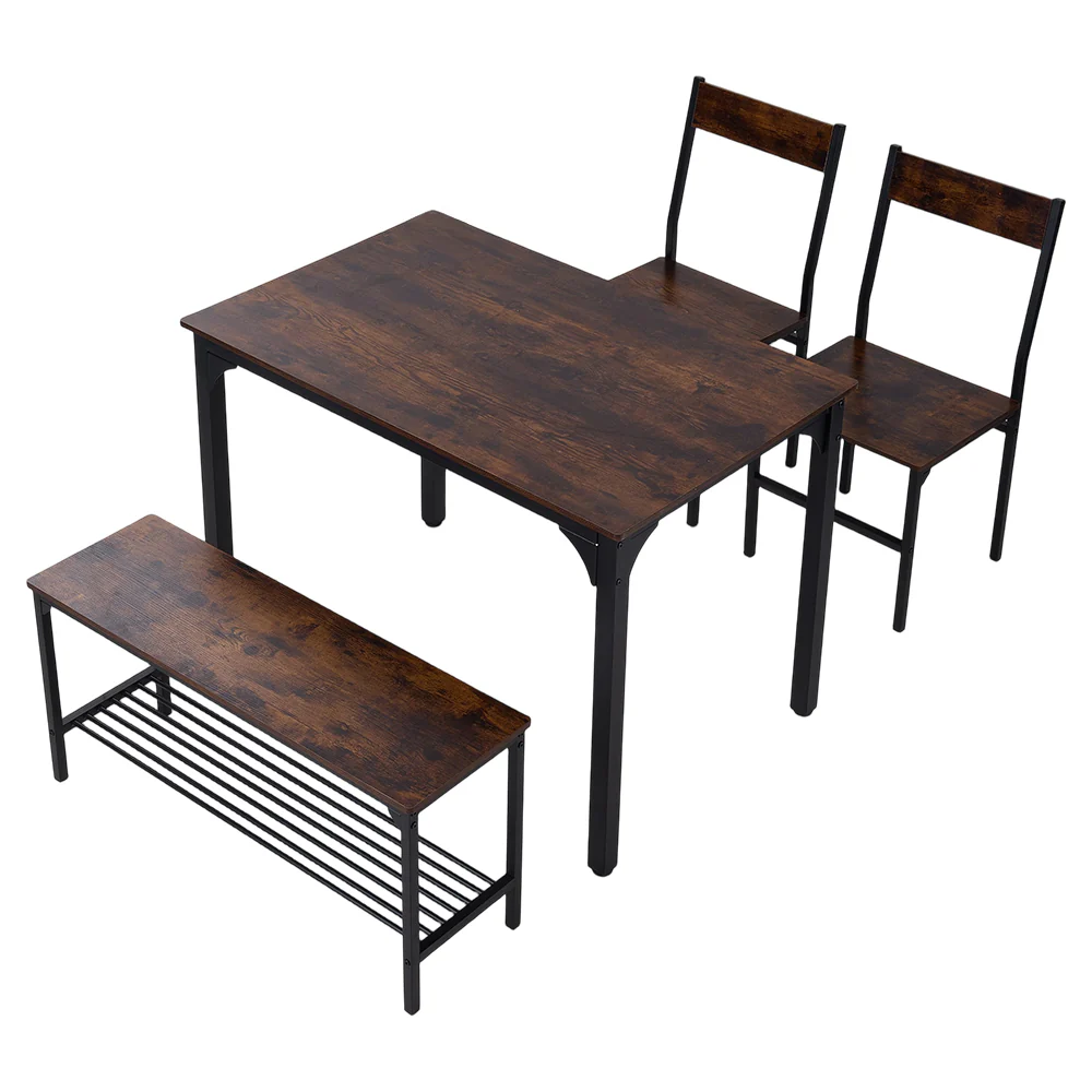 Livingandhome Dining Table Set for 4 - Image 2