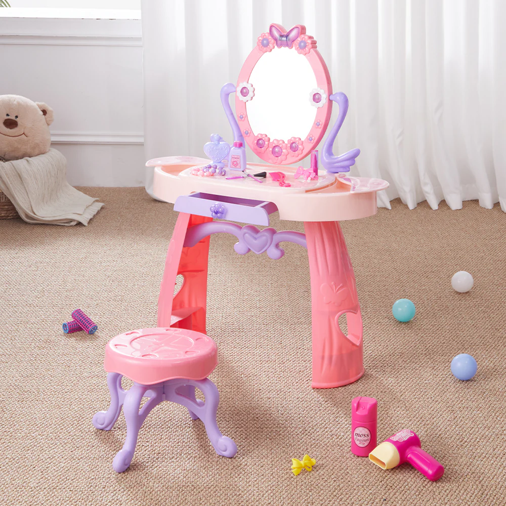Livingandhome Dressing Table Toy Set With Drawer For Kids - Image 2