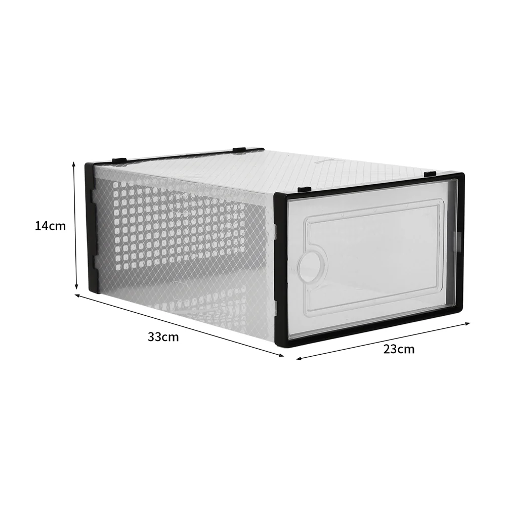 Livingandhome Foldable Stackable Shoe Storage Containers - Image 6