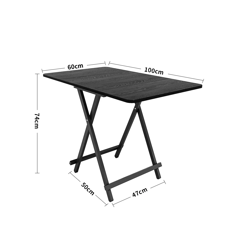 Livingandhome Folding Wooden Dining Table - Image 7