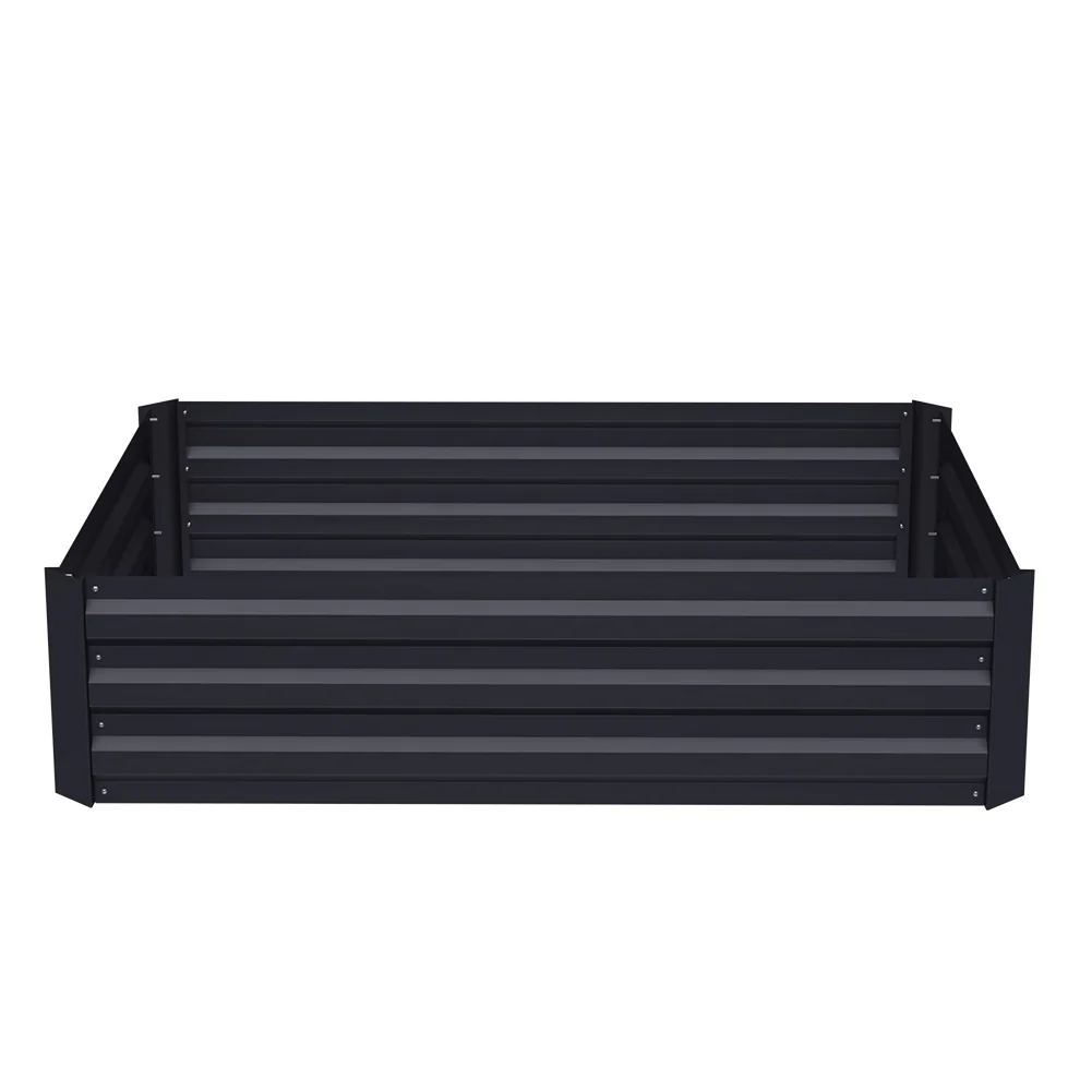 Livingandhome Galvanized Steel Raised Garden Bed Planter Box - Image 4