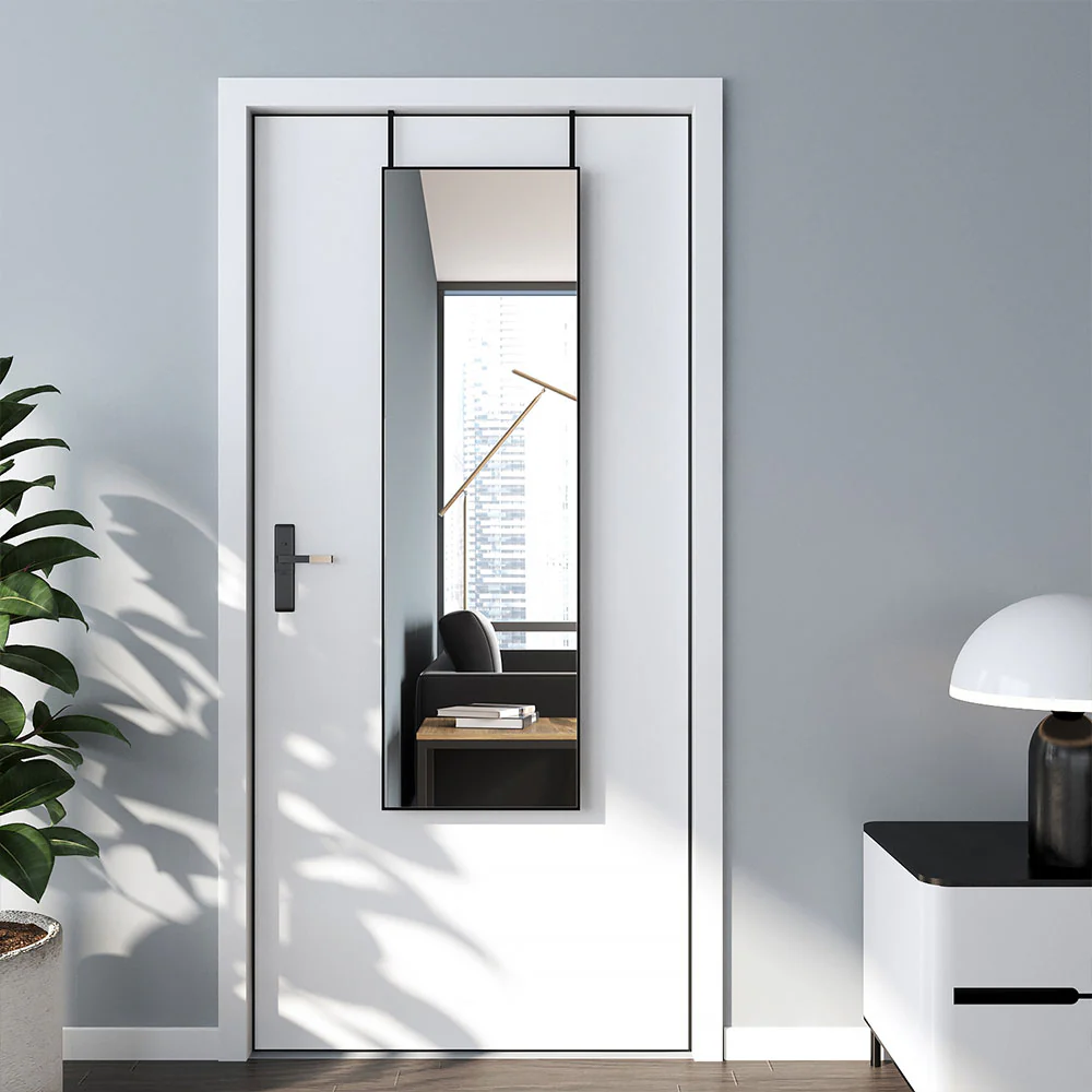 Livingandhome Metal Frame Over The Door Full Length Mirror