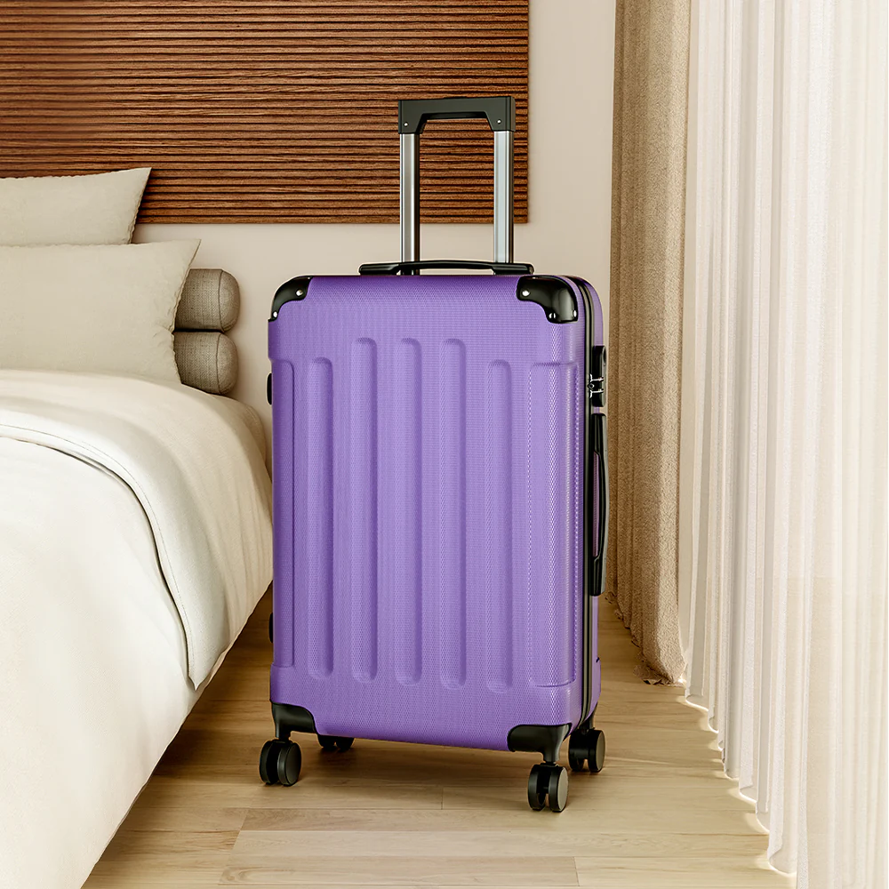 Livingandhome Modern Hardside Spinner Suitcase With Combination Lock 28" - Image 2