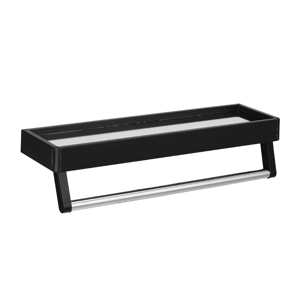 Livingandhome Modern Wall Mirror with Built-In Shelf - Image 3